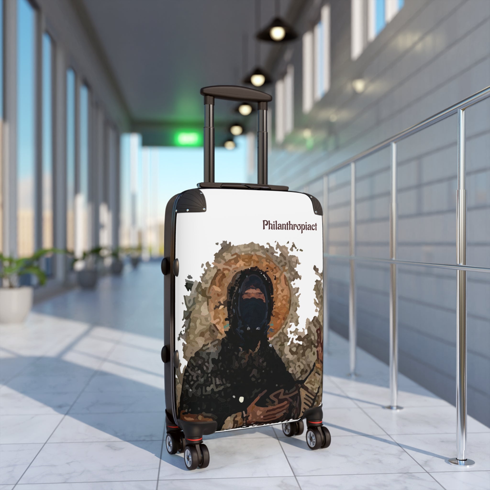 Travel Suitcase Philanthropiact™ — Mystical Saint & Protective